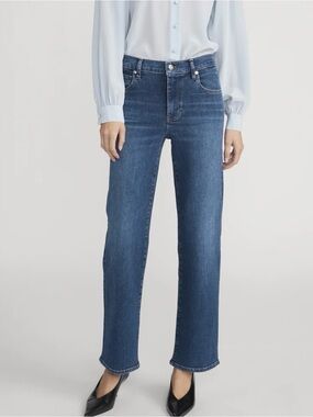 FRAME The Mellow Jeans Relaxed Straight Leg Minimalist Denim Size 30
